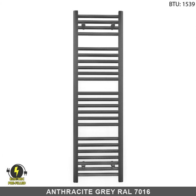 Anthracite towel discount radiator 500mm wide