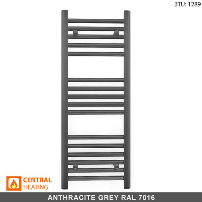 Grey towel radiator 400mm wide sale