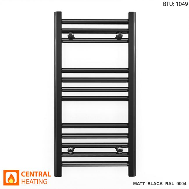 450mm black towel rail sale