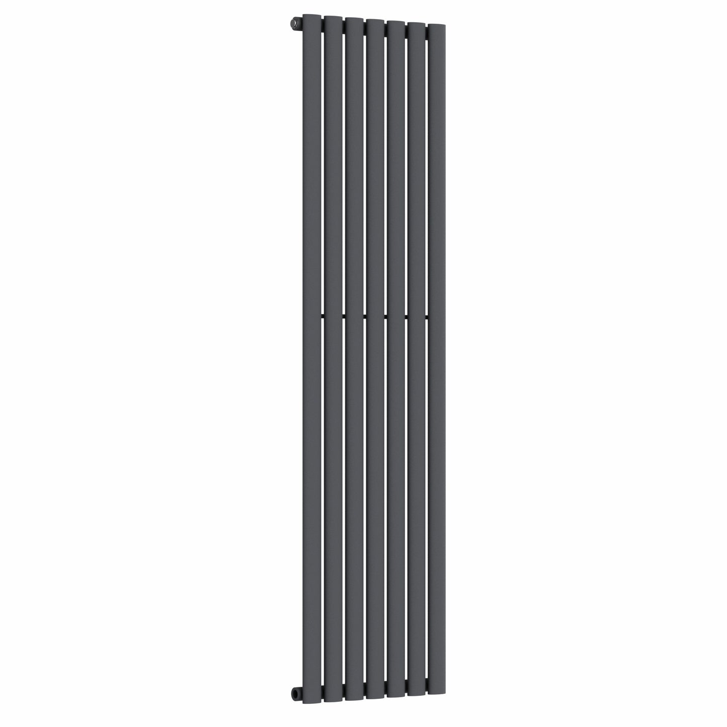  420mm x 1600mm Anthracite Gray Designer Vertical Single Column Radiator, 2373 BTU