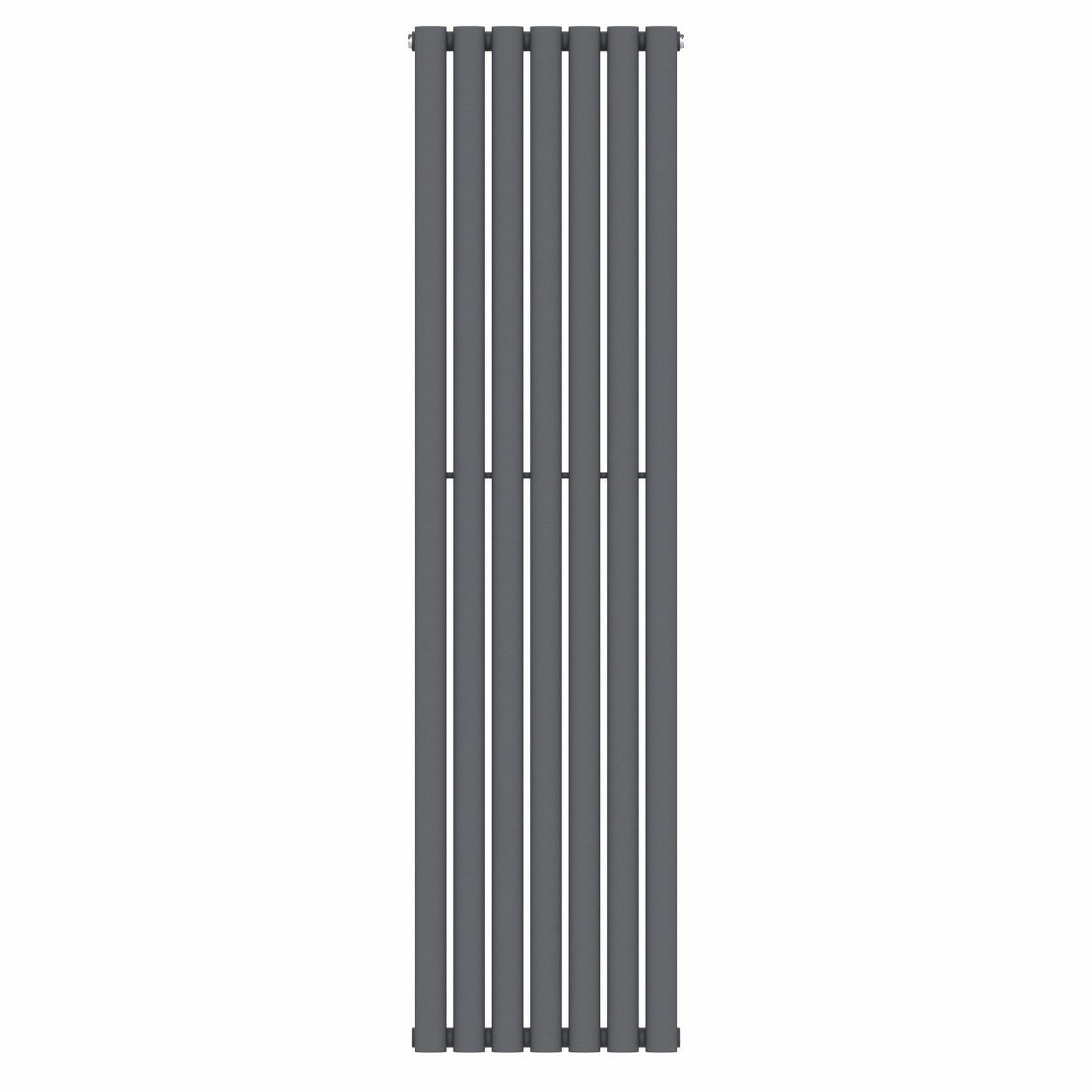  420mm x 1600mm Anthracite Gray Designer Vertical Single Column Radiator, 2373 BTU