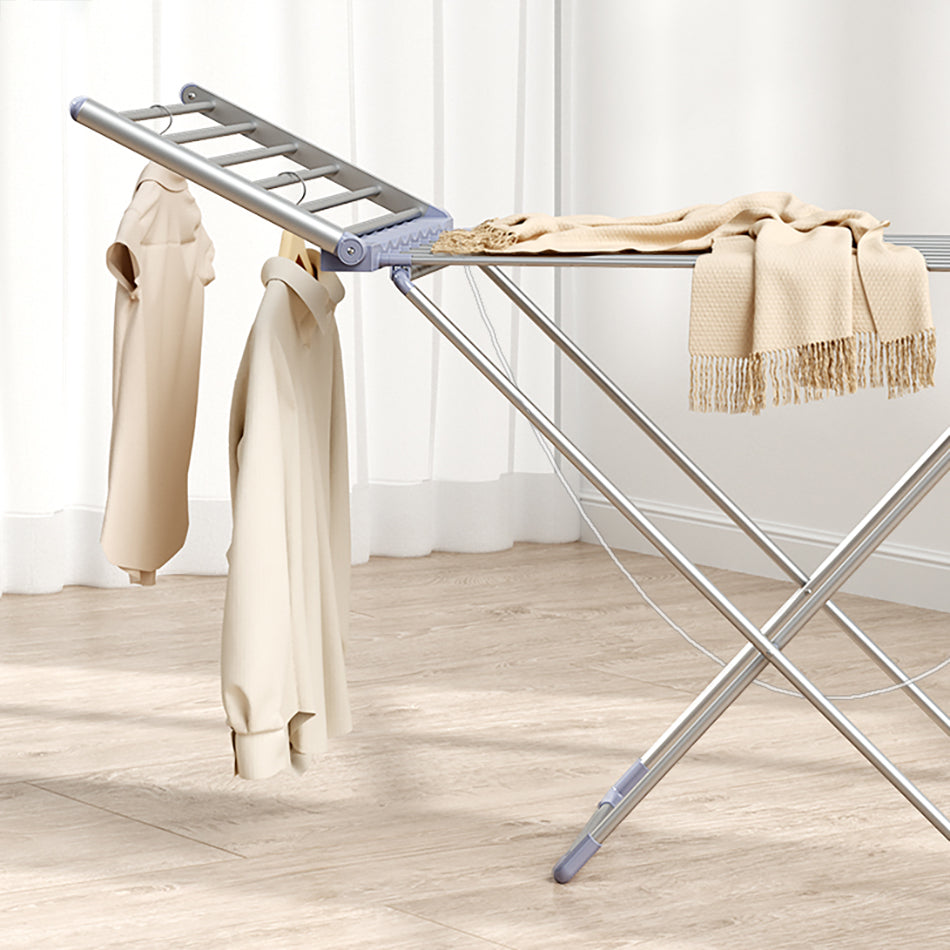  Electric Winged Airer Foldable Laundry Clothes Dryer Indoor Heated Rack