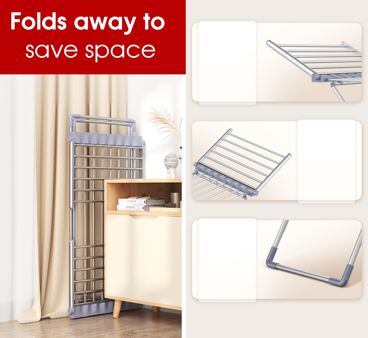 Fold away clothes dryer sale