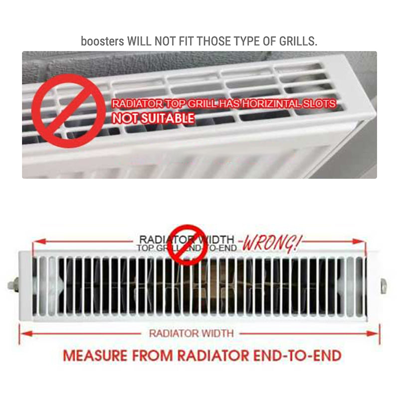  MyHomeware Radiator Booster / Heat Diverter - For Single Radiators