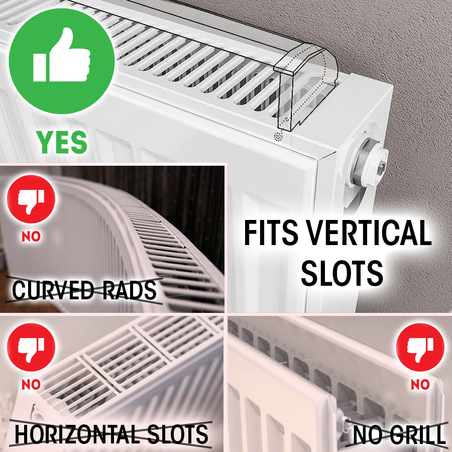  MyHomeware Radiator Booster / Heat Diverter - For Single Radiators