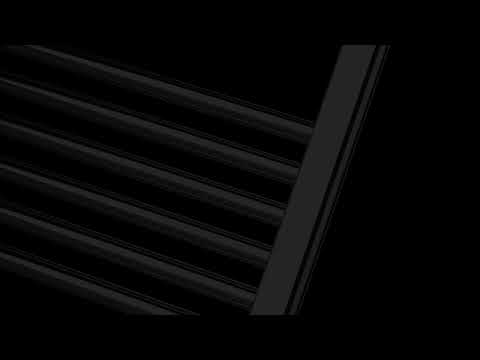 700mm Wide - 1200mm High Flat Chrome Heated Towel Rail Radiator 