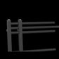 500mm Wide - 900mm High Sydney Black Designer Heated Towel Rail Radiator 