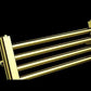 300mm Wide - 1600mm High Shiny Gold Electric Heated Towel Rail Radiator 