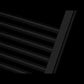 700mm Wide - 800mm High Flat Chrome Heated Towel Rail Radiator 