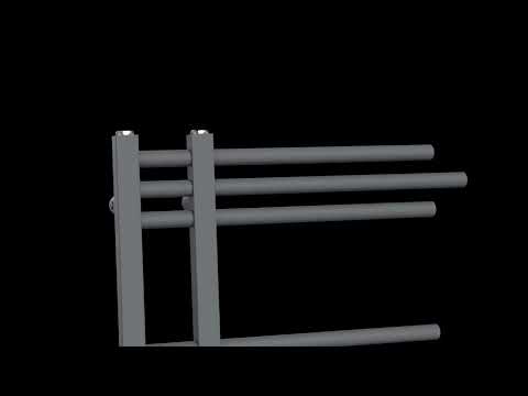 500mm Wide - 900mm High Sydney Anthracite Designer Heated Towel Rail Radiator 