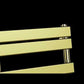 500mm Wide  x 800mm Shiny Gold Designer Bathroom Heated Panel Towel Rail Radiator 