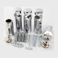 Chrome Towel Rail Radiator Replacement Wall Bracket Kit Full Set 