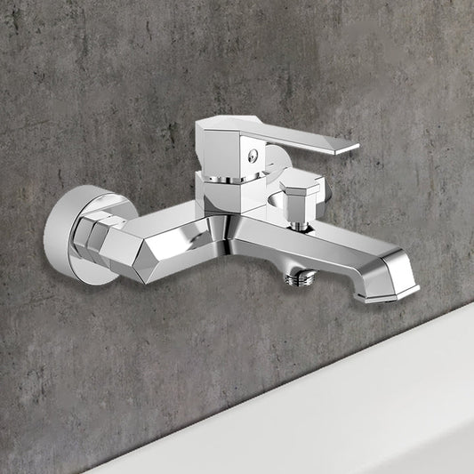 Bathroom Tap Wall Mounted Faucet Modern Brass Chrome Mixer For Bathroom 